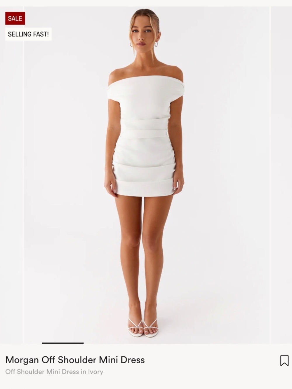 White Peppermayo Dress